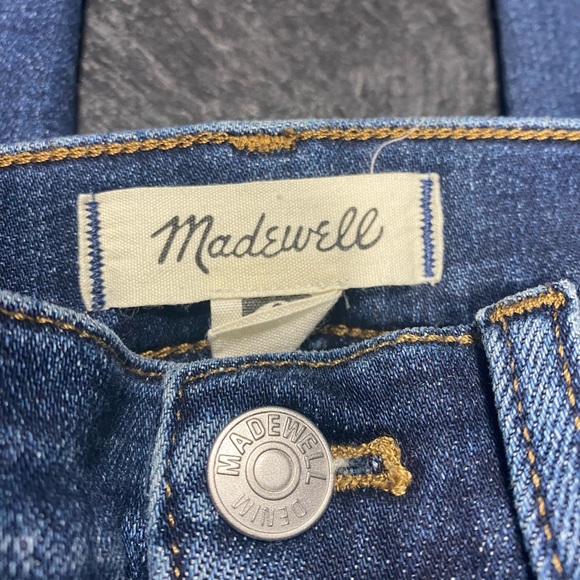 Madewell 10” High Rise Skinny Medium Wash Jeans Size 28 #0609 - Picture 7 of 12